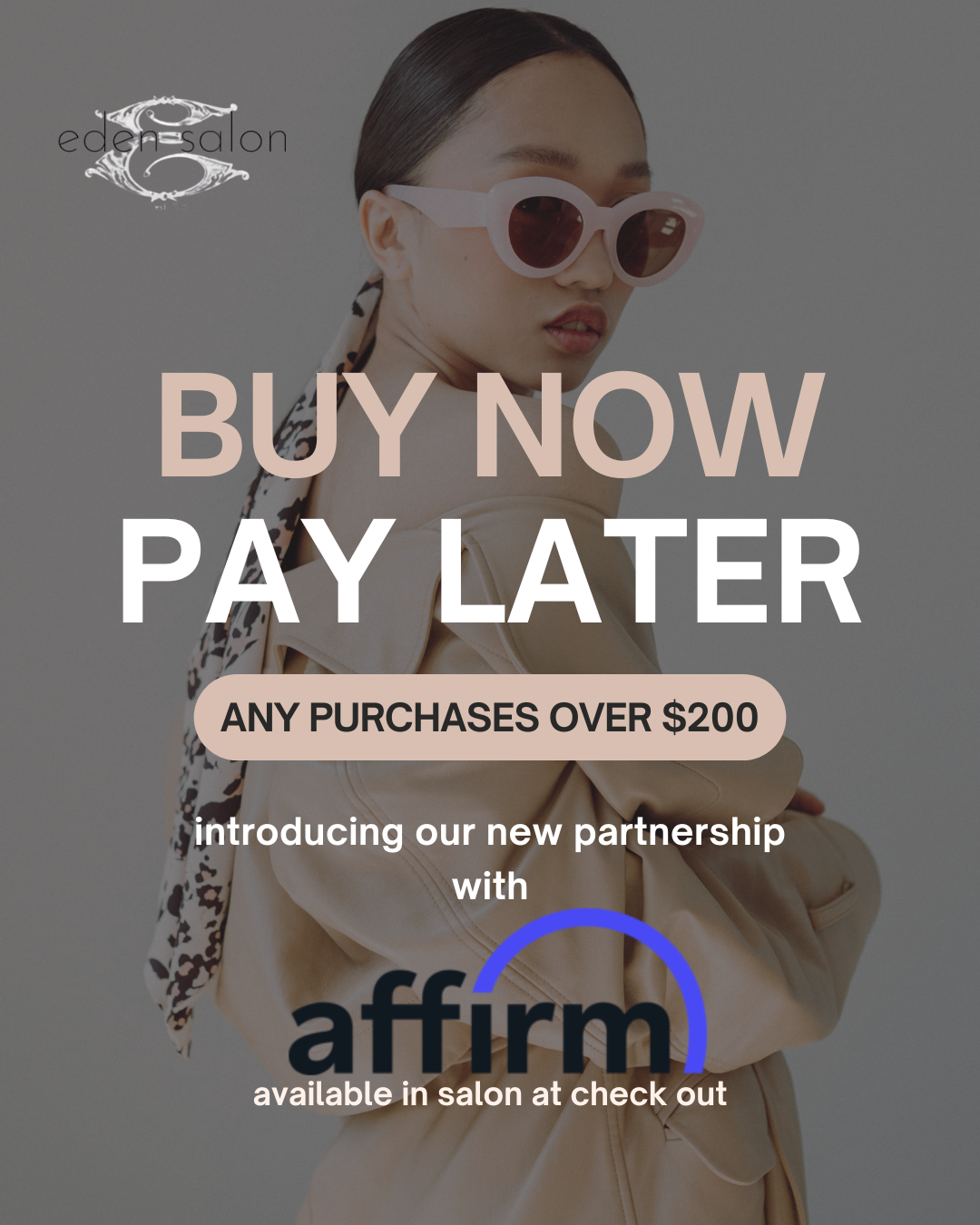 buy now pay later eden salon discount OKC